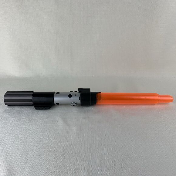 Vintage 1996 LucasFilm Orange Lightsaber with Lights & Sound‎ Star Wars Toy - Picture 7 of 10